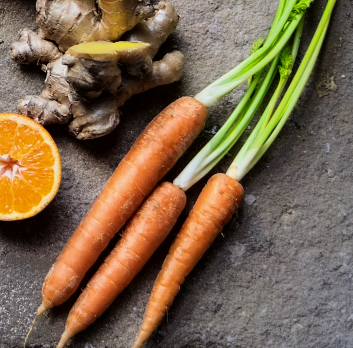 Carrot Soup with Orange and Ginger