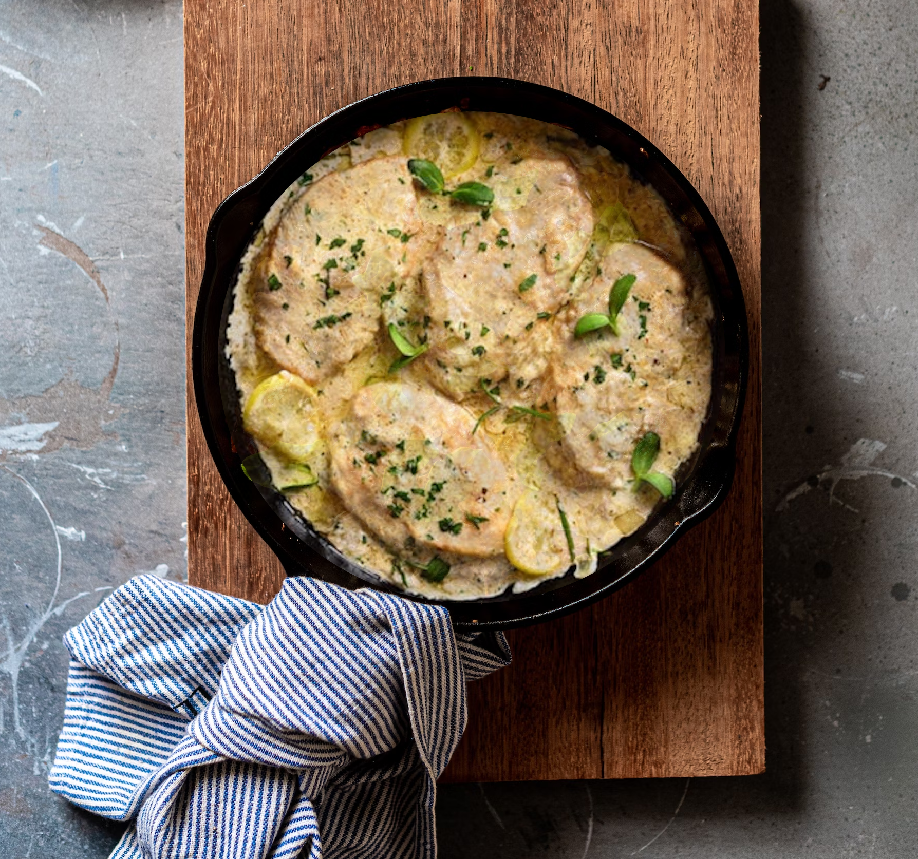 Cashew Cream Chicken with Broccoli